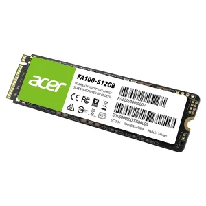 اس اس دی اینترنال PCIe Gen3 x4 ایسر مدل FA100 ظرفیت 512 گیگابایت