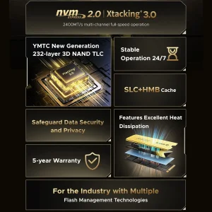 اس اس دی اینترنال PCIe Gen4 x4 اوریکو مدل IG740PRO-1TB ظرفیت 1 ترابایت