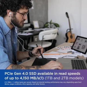 اس اس دی اینترنال PCIe 4.0 وسترن دیجیتال مدل SN580 ظرفیت دو ترابایت