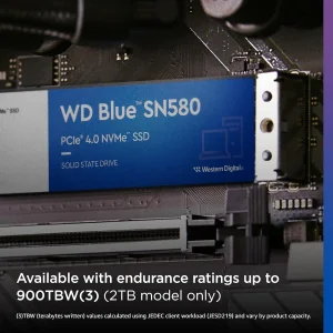 اس اس دی اینترنال PCIe 4.0 وسترن دیجیتال مدل SN580 ظرفیت دو ترابایت