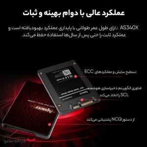 اس اس دی اینترنال اپیسر مدل AS340 PANTHER ظرفیت 960 گیگابایت