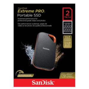 اس اس دی اکسترنال سن دیسک مدل Extreme PRO E81 ظرفیت 2 ترابایت رابط USB 3.2 Gen2