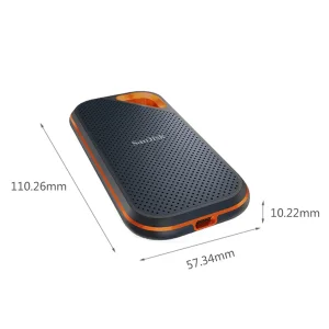 اس اس دی اکسترنال سن دیسک مدل Extreme PRO E81 ظرفیت 2 ترابایت رابط USB 3.2 Gen2