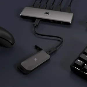 اس اس دی اکسترنال کورسیر مدل EX100U ظرفیت 2 ترابایت رابط USB 3.2 Gen2