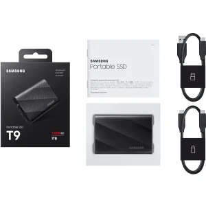 اس اس دی اکسترنال سامسونگ مدل T9 ظرفیت 1 ترابایت رابط USB 3.2 Gen2