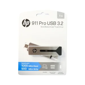 اس اس دی اکسترنال اچ‌ پی مدل 911PRO ظرفیت 1 ترابایت رابط USB 3.2 Gen2