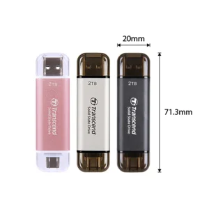 حافظه‌ی SSD اکسترنال ترنسند مدل ESD310C ظرفیت 1 ترابایت
