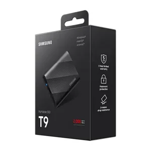 اس اس دی اکسترنال سامسونگ مدل T9 ظرفیت 2 ترابایت رابط USB 3.2 Gen2
