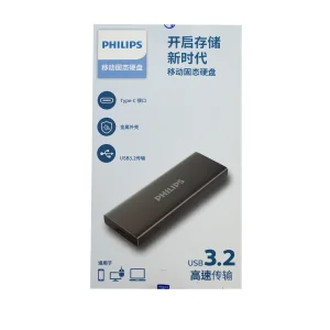 اس اس دی اکسترنال فیلیپس مدل FM61PS025S ظرفیت 256 گیگابایت رابط USB 3.2 Gen2