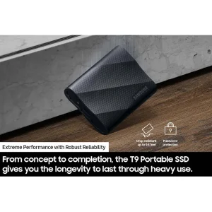 اس اس دی اکسترنال سامسونگ مدل T9 ظرفیت 1 ترابایت رابط USB 3.2 Gen2