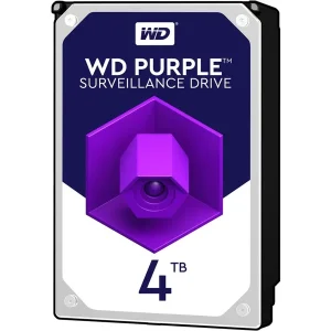 هارد دیسک اینترنال وسترن دیجیتال با رابط SATA مدل WD 4TB Purple 128MB SATA 6gb/s ظرفیت 4 ترابایت