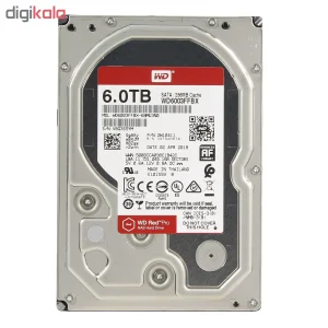 هارددیسک اینترنال وسترن دیجیتال مدل WD6003FFBX ظرفیت 6 ترابایت