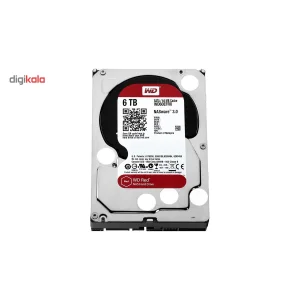 هارددیسک اینترنال وسترن دیجیتال مدل Red WD60EFRX ظرفیت 6 ترابایت