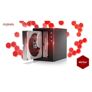 هارددیسک اینترنال وسترن دیجیتال مدل Red WD60EFRX ظرفیت 6 ترابایت