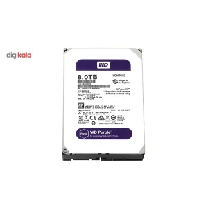 هارددیسک اینترنال وسترن دیجیتال مدل Purple WD80PURZ ظرفیت 8 ترابایت