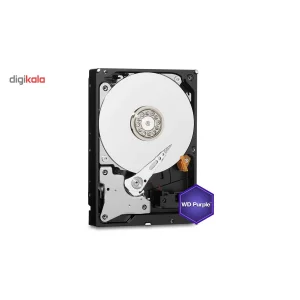 هارددیسک اینترنال وسترن دیجیتال مدل Purple WD80PURZ ظرفیت 8 ترابایت