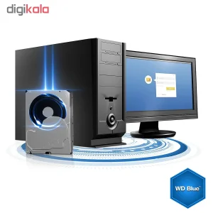 هارد دیسک اینترنال وسترن دیجیتال مدل WD BLUE WD5000AAKX ظرفیت 500 گیگابایت