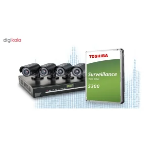 هارددیسک اینترنال توشیبا مدل S300 surveillance ظرفیت 6 ترابایت