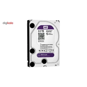 هارددیسک اینترنال وسترن دیجیتال مدل Purple WD20PURX ظرفیت 2 ترابایت