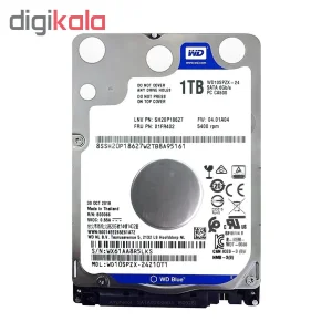 هارددیسک اینترنال وسترن دیجیتال مدل Blue WD10spzx ظرفیت 1 ترابایت