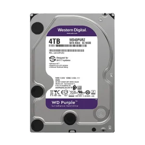 هارد دیسک اینترنال وسترن دیجیتال مدل purple wd40Purz ظرفیت ۴ ترابایت