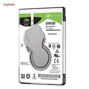 هارد دیسک اینترنال 2.5 اینچی سیگیت مدل ST500LM030 سری BarraCuda ظرفیت 500 گیگابایت