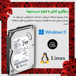 هارد دیسک اینترنال سیگیت با رابط SATA 3.0 مدل Barracuda 7200 SATA 6 ظرفیت 500 گیگابایت