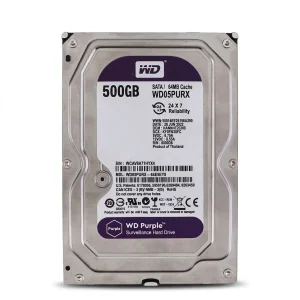 هارد دیسک اینترنال وسترن دیجیتال با رابط SATA مدل WD05PURZ ظرفیت 500 گیگابایت