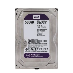 هارد دیسک اینترنال وسترن دیجیتال با رابط SATA مدل WD05PURZ ظرفیت 500 گیگابایت