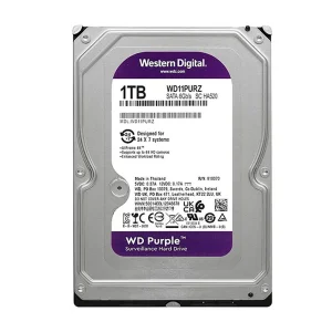 هارد دیسک اینترنال وسترن دیجیتال با رابط SATA مدل Purple WD 10PURZ ظرفیت 1 ترابایت