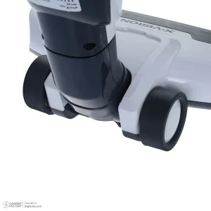 جارو شارژی عصایی ایکس ویژن مدل SVC-2926 با باتری لیتیوم-یونی 36 ولت و ظرفیت 2000 میلی‌آمپر‌ساعت، سبک و قابل شارژ مناسب نظافت آسان و بدون سیم