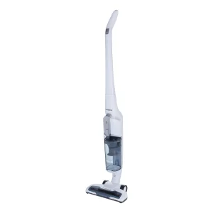جارو شارژی عصایی ایکس‌ویژن مدل SVC-2950 باتری لیتیوم‌یونی 2000 میلی‌آمپر، موتور 140 وات با توان مکش 8 کیلوپاسکال، فیلتر HEPA قابل شست‌وشو، تنظیم سرعت دو حالته و پایه شارژ دیواری
