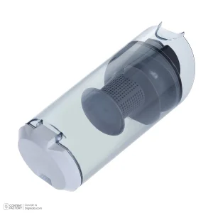 جارو شارژی عصایی ایکس‌ویژن مدل SVC-2950 باتری لیتیوم‌یونی 2000 میلی‌آمپر، موتور 140 وات با توان مکش 8 کیلوپاسکال، فیلتر HEPA قابل شست‌وشو، تنظیم سرعت دو حالته و پایه شارژ دیواری