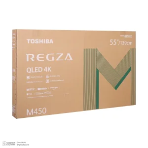 تلویزیون 55 اینچ کیو ال ای دی هوشمند توشیبا مدل 55M450RP