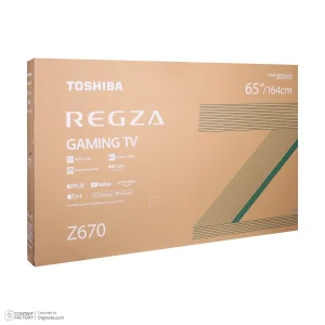 تلویزیون 65 اینچ کیو ال ای دی هوشمند توشیبا مدل 65Z670RP