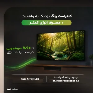 تلویزیون 75 اینچ ال ای دی هوشمند سونی مدل KD-75X85L