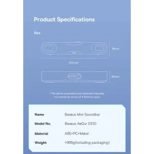 ساندبار بیسوس مدل AeQur DS10
