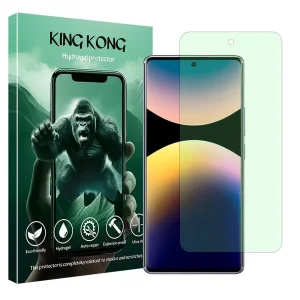 محافظ صفحه نمایش آنتی گرین کینگ کونگ مدل هیدروژلی مناسب برای گوشی موبایل شیائومی Poco M8