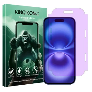 محافظ صفحه نمایش کینگ کونگ مدل ضد اشعه بنفش مناسب برای گوشی موبایل اپل iPhone 16