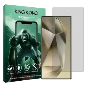 محافظ صفحه نمایش مات کینگ کونگ مدل هیدروژلی مناسب برای گوشی موبایل سامسونگ Galaxy S24 Ultra