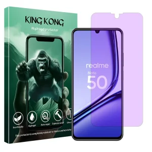 محافظ صفحه نمایش ضد اشعه بنفش کینگ کونگ مدل Tough مناسب برای گوشی موبایل ریلمی Note 50