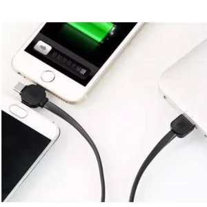 کابل تبدیل USB به microUSB/ لایتنینگ / USBC ریمکس مدل MOR_1002 طول 1 متر