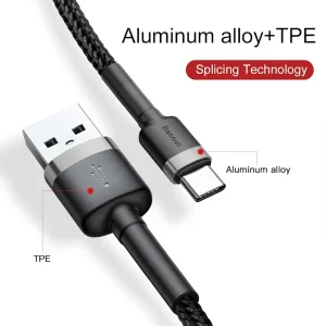 کابل USB به USB-C باسئوس  مدل CATKLF-B91 طول 1 متر