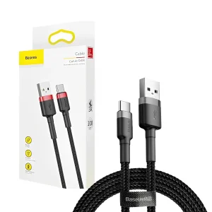 کابل تبدیل USB به USB-C باسئوس مدل CATKLF-B Cafule طول 1 متر