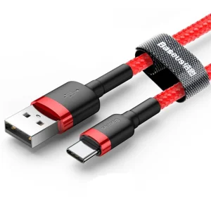 کابل تبدیل USB به USB-C باسئوس مدل CATKLF-B Cafule طول 1 متر