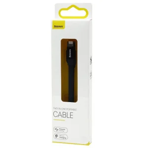 کابل تبدیل USB به لایتنینگ باسئوس مدل CALMBJ-B طول 0.23 متر