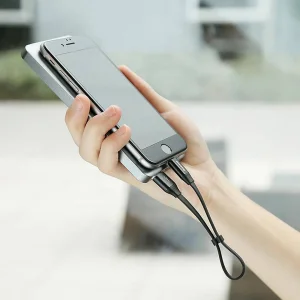 کابل تبدیل USB به لایتنینگ باسئوس مدل CALMBJ-B طول 0.23 متر