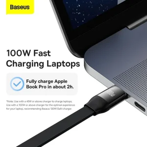 کابل تبدیل USB-C به USB-C/microUSB /لایتنینگ بیسوس مدل Mirror2 100W طول 1.1 متر