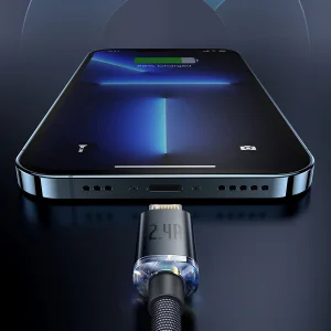 کابل تبدیل USB به لایتنینگ باسئوس مدل CAJY0001 طول 2 متر