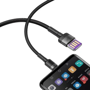 کابل تبدیل USB به USB-C بیسوس مدل Cafule 40W طول 1 متر